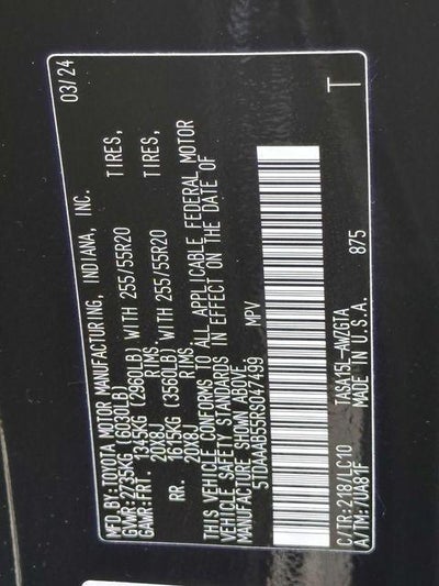 2024 Toyota Grand Highlander Limited