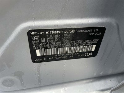 2024 Mitsubishi Mirage G4 LE