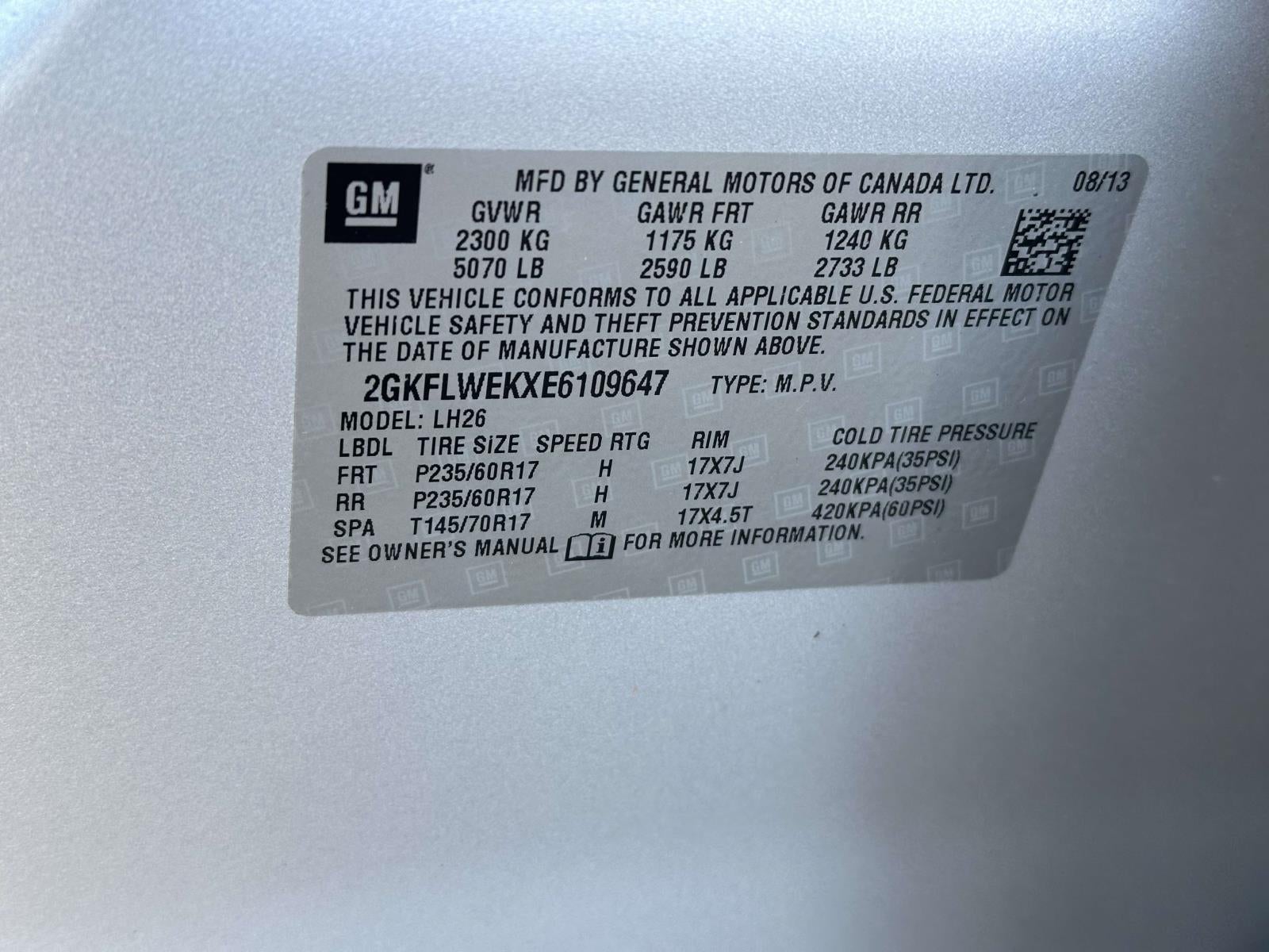 2014 GMC Terrain SLE-2