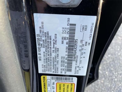 2020 Ford Fusion Plug-In Hybrid Titanium