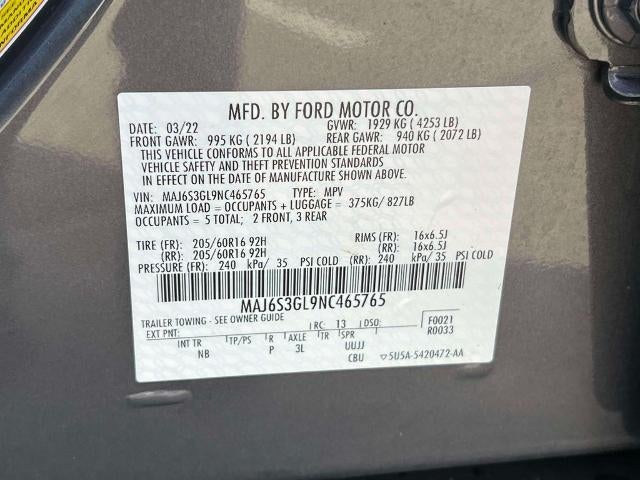 2022 Ford EcoSport SE
