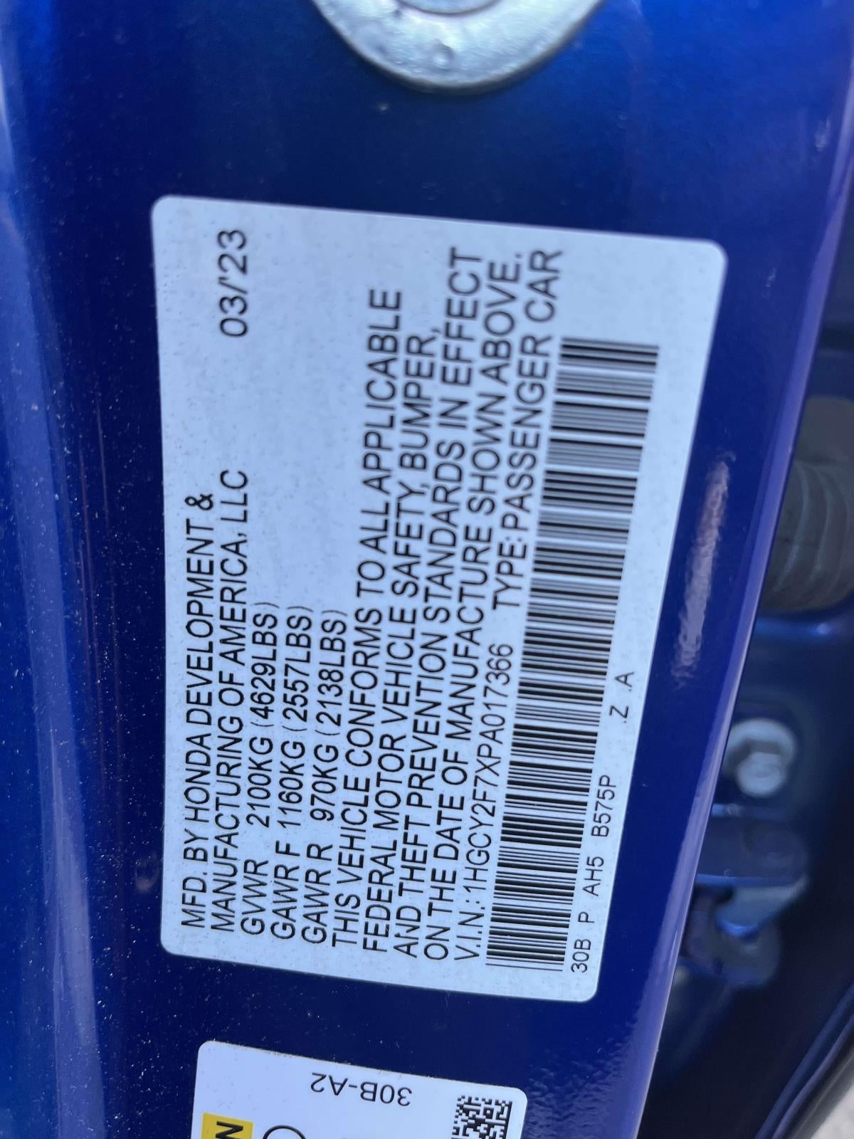 2023 Honda Accord Sport-L