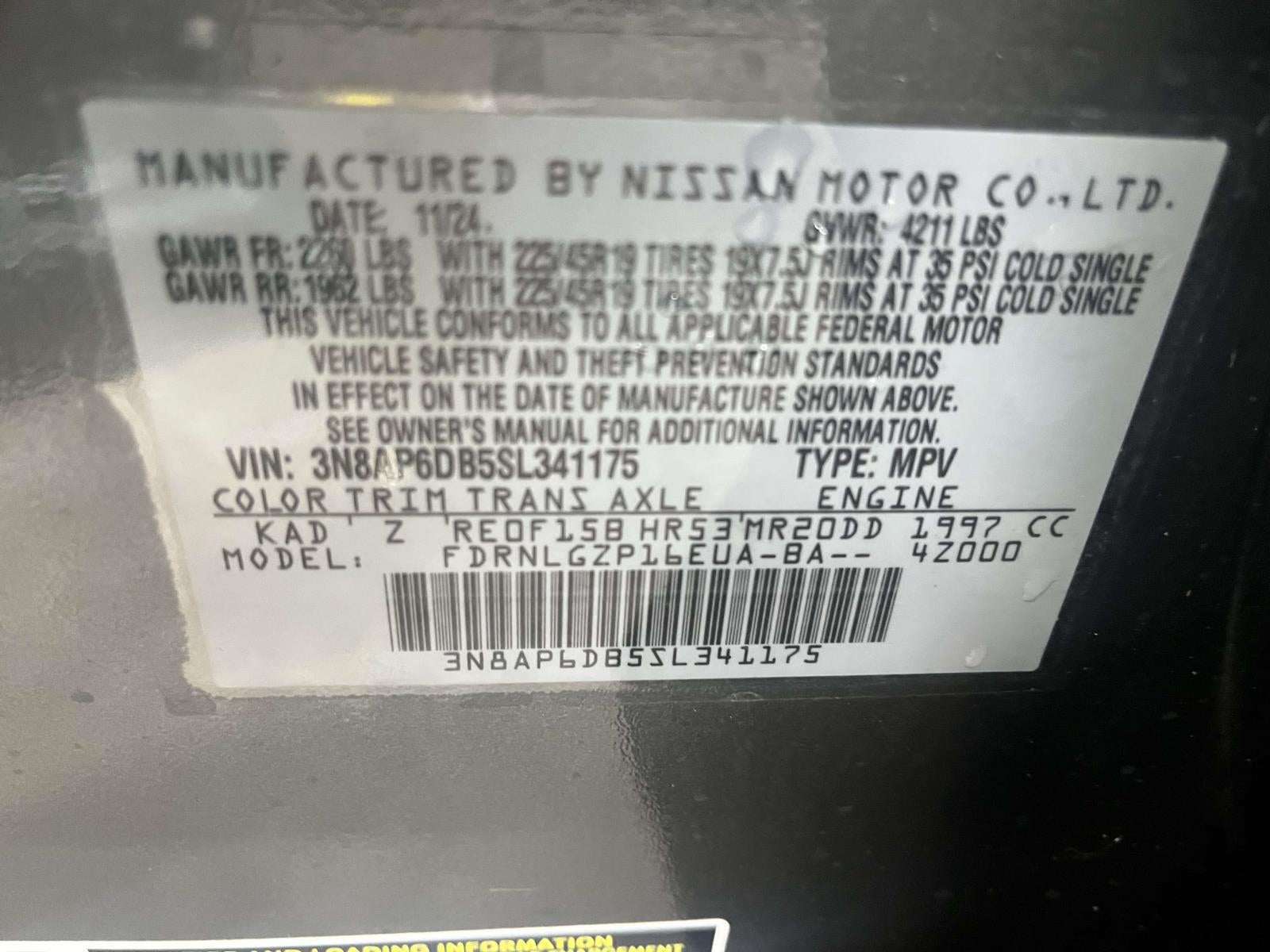 2025 Nissan Kicks SR Intelligent AWD