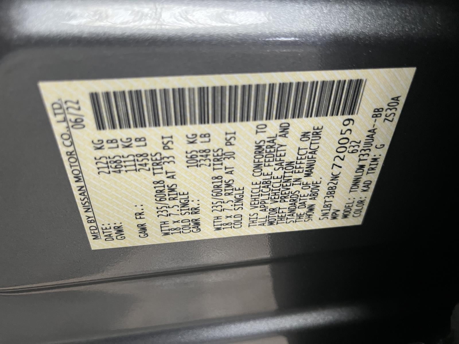 2022 Nissan Rogue SV Intelligent AWD