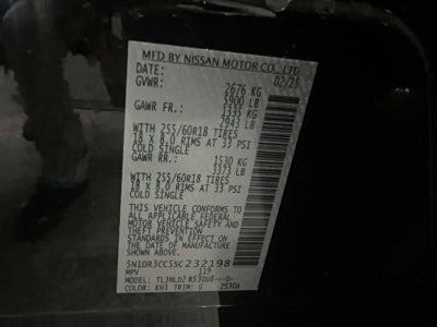 2025 Nissan Pathfinder SL 4WD