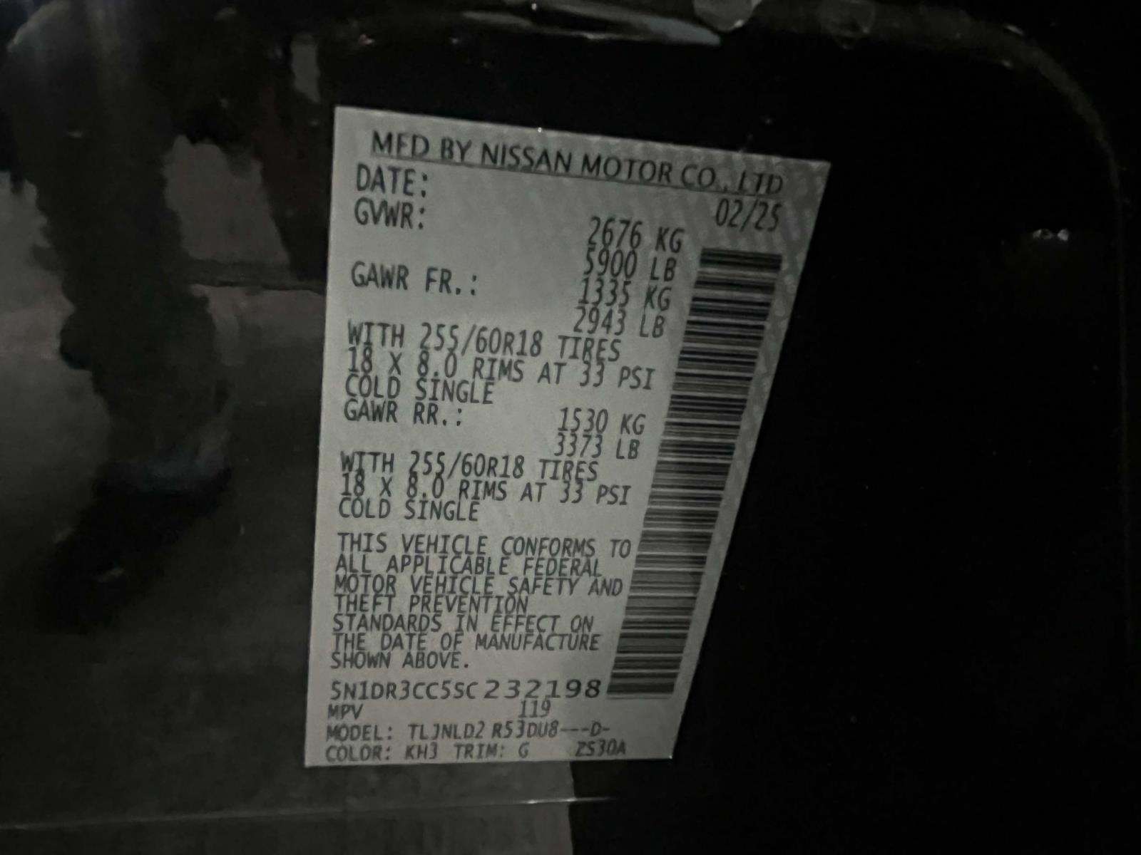 2025 Nissan Pathfinder SL 4WD