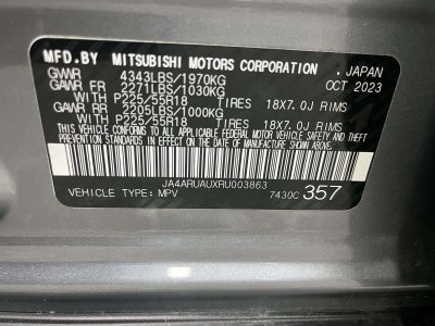 2024 Mitsubishi Outlander Sport 2.0 ES AWC