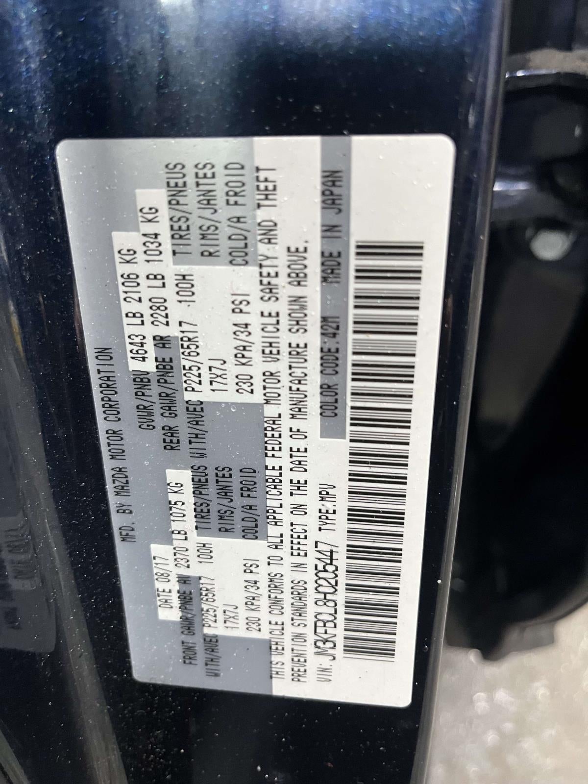 2017 Mazda Mazda CX-5 Touring