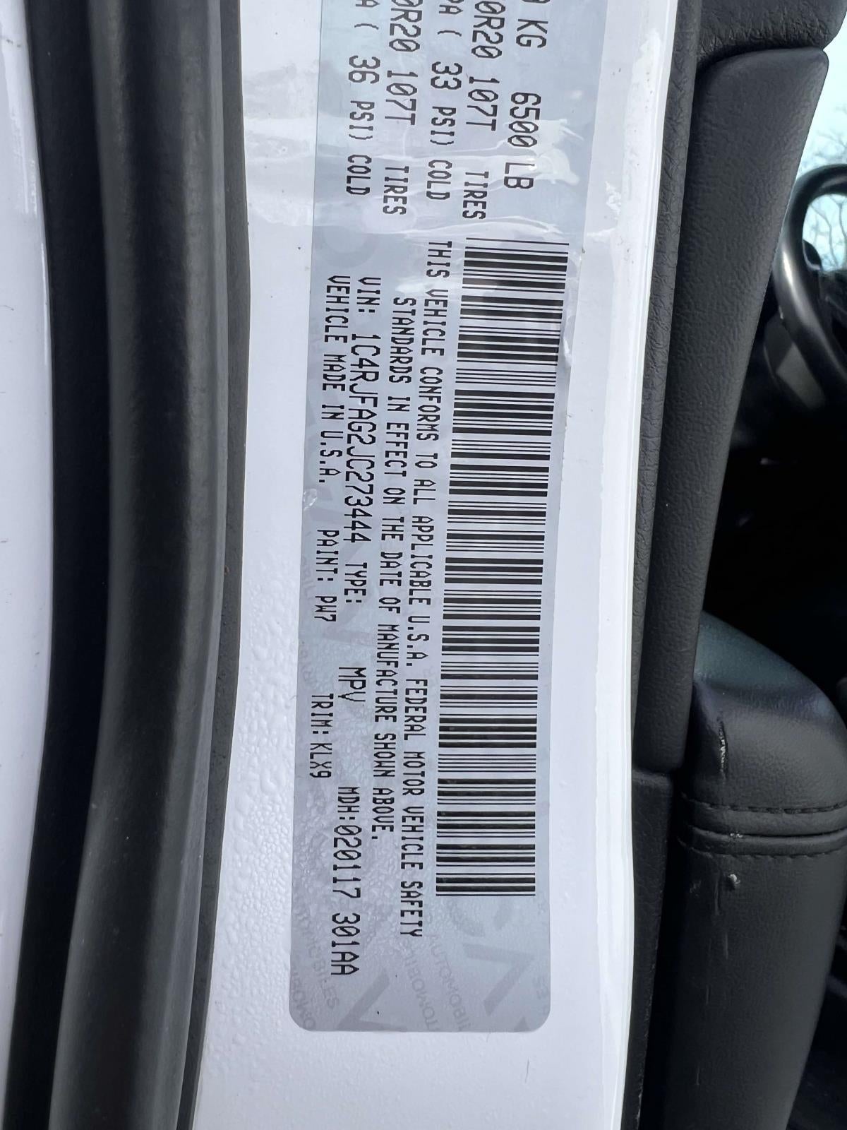 2018 Jeep Grand Cherokee Altitude 4x4