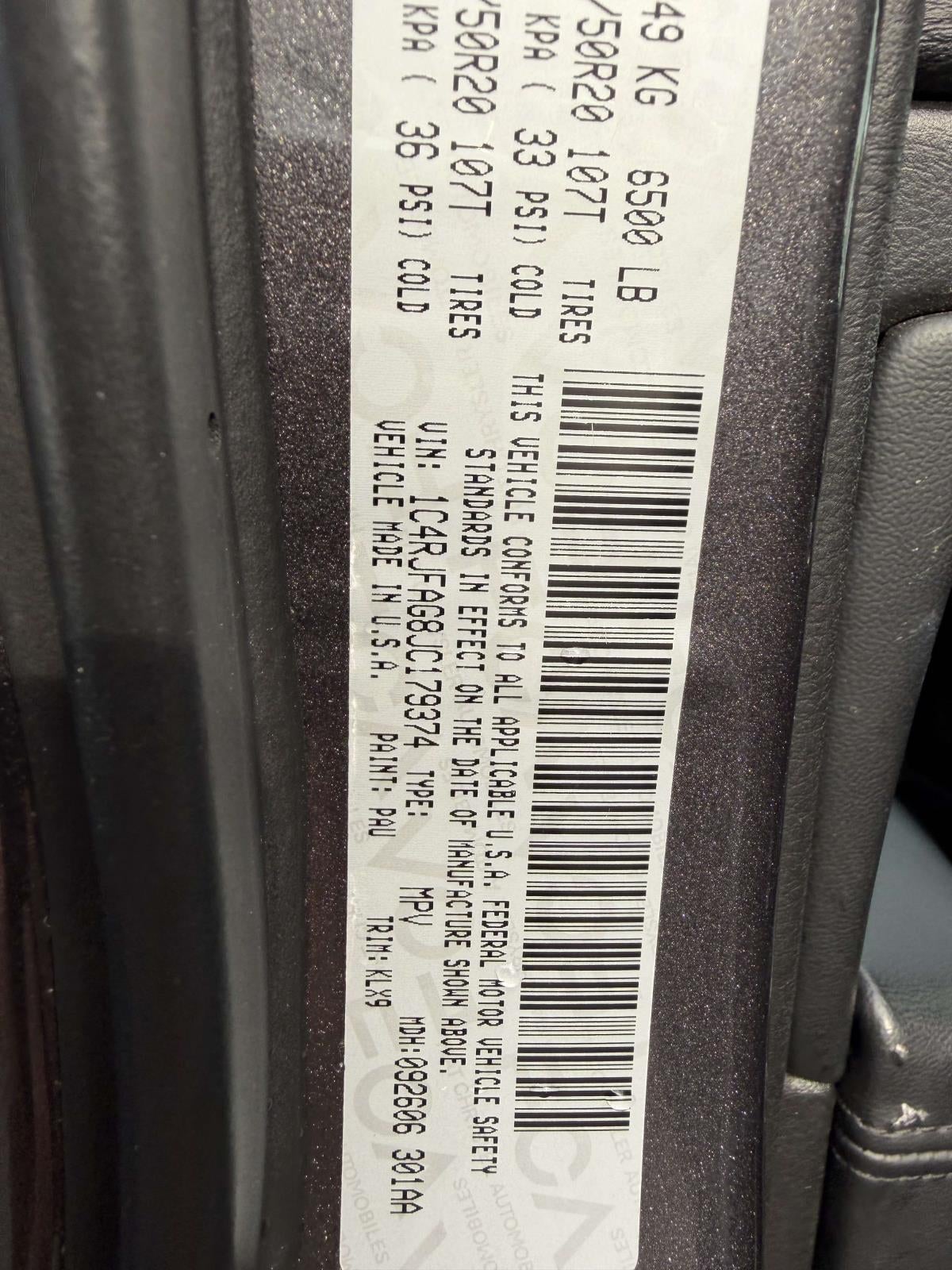 2018 Jeep Grand Cherokee Altitude 4x4