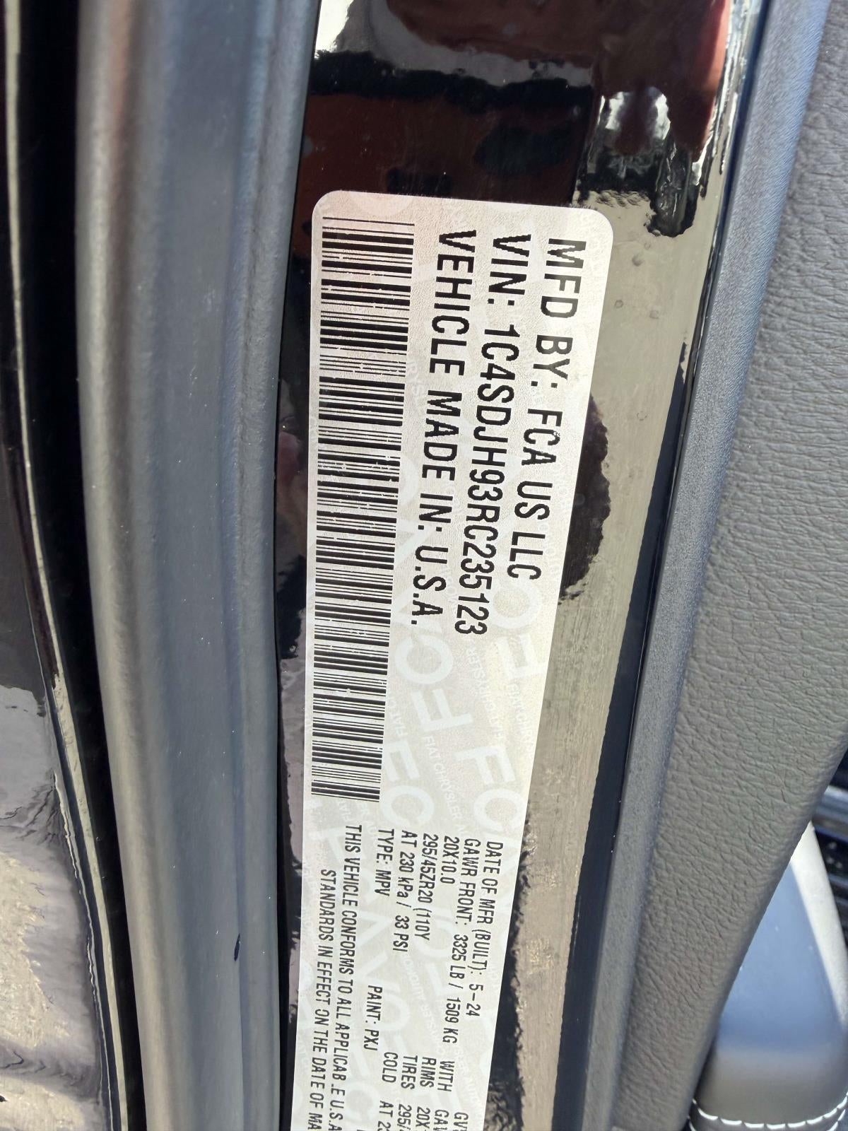 2024 Dodge Durango SRT Hellcat Plus AWD