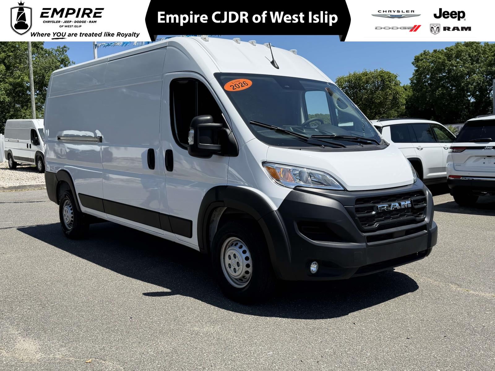 2026 RAM ProMaster 2500 Cargo Van Tradesman High Roof 159' WB w/Pass Seat
