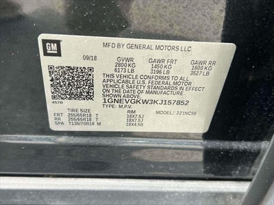 2019 Chevrolet Traverse LT Cloth