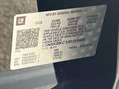 2018 Chevrolet Tahoe LT