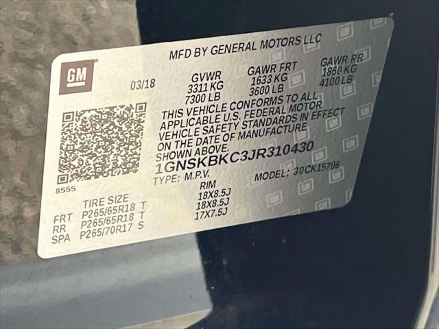 2018 Chevrolet Tahoe LT