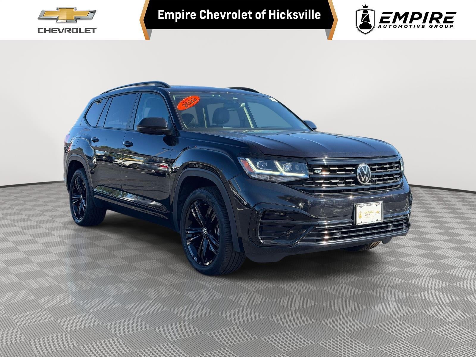 2022 Volkswagen Atlas 3.6L V6 SEL R-Line Black