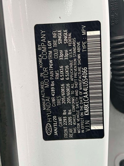 2020 Hyundai Kona SE
