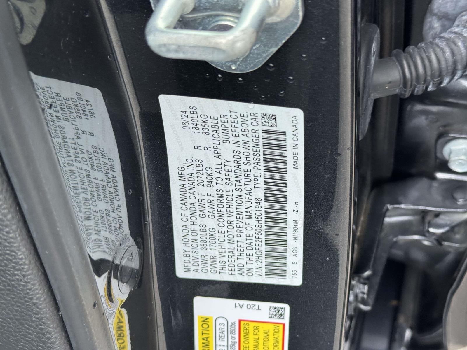 2025 Honda Civic Sedan Sport