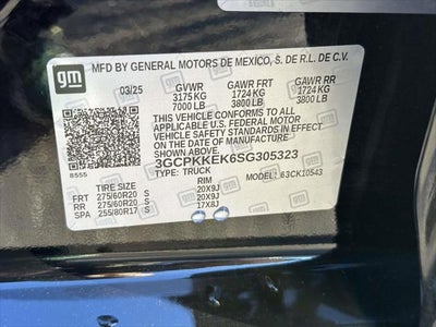 2025 Chevrolet Silverado 1500 LT (2FL)