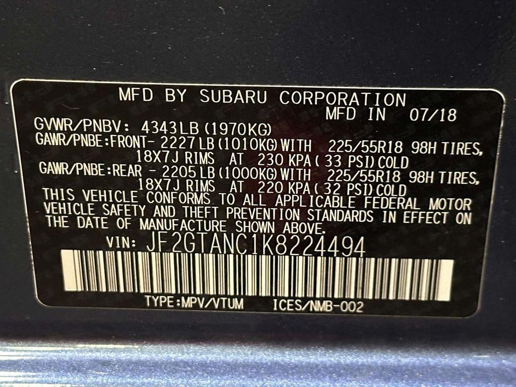 2019 Subaru Crosstrek 2.0i Limited