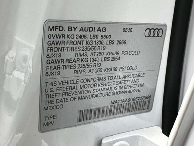 2025 Audi All-new Q5 Premium TFSI quattro S tronic
