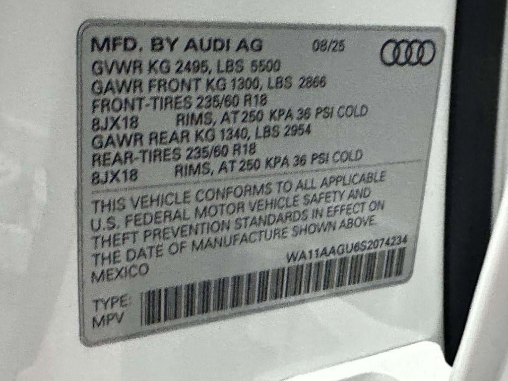 2025 Audi All-new Q5 Premium TFSI quattro S tronic