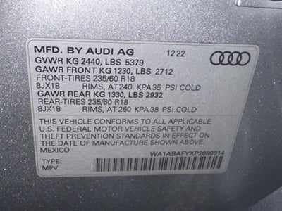 2023 Audi Q5 Premium 40 TFSI quattro S tronic