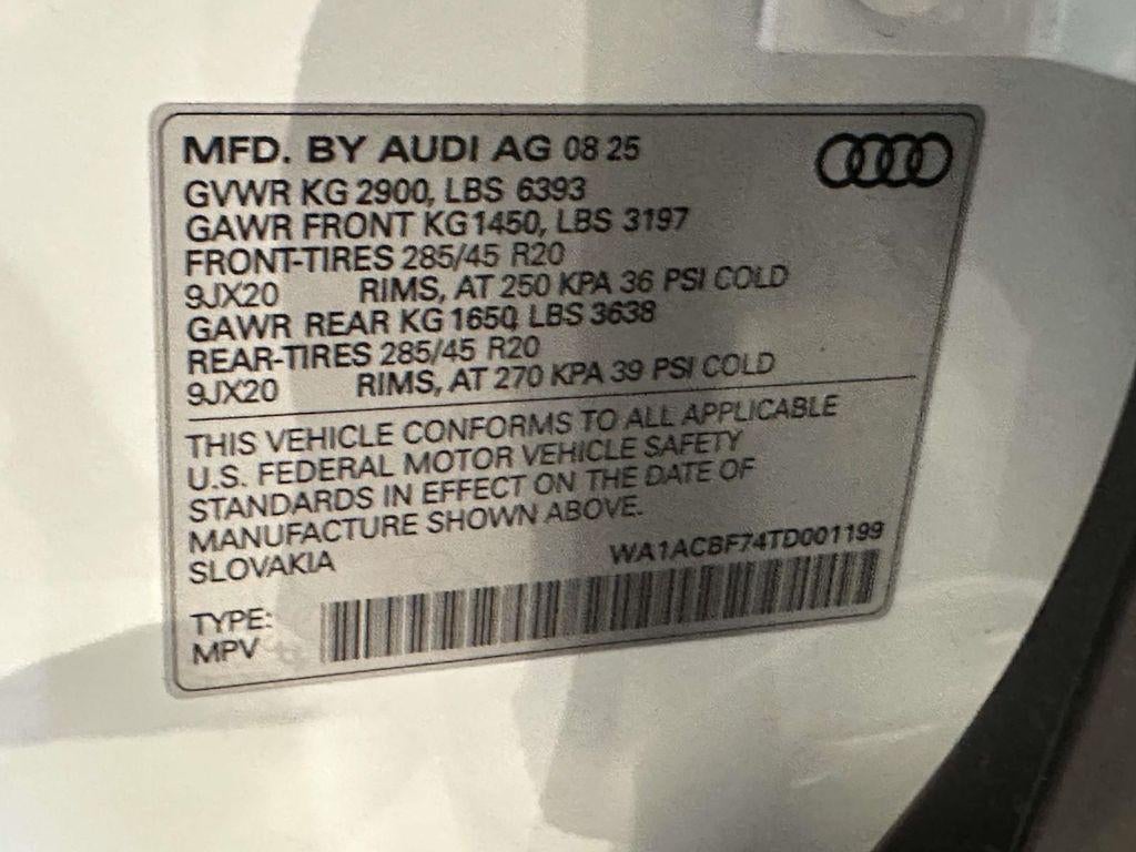2026 Audi Q7 Premium 45 TFSI quattro tiptronic