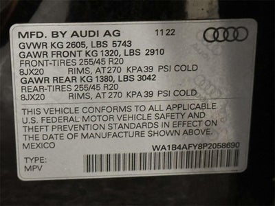2023 Audi SQ5 Premium Plus TFSI quattro Tiptronic