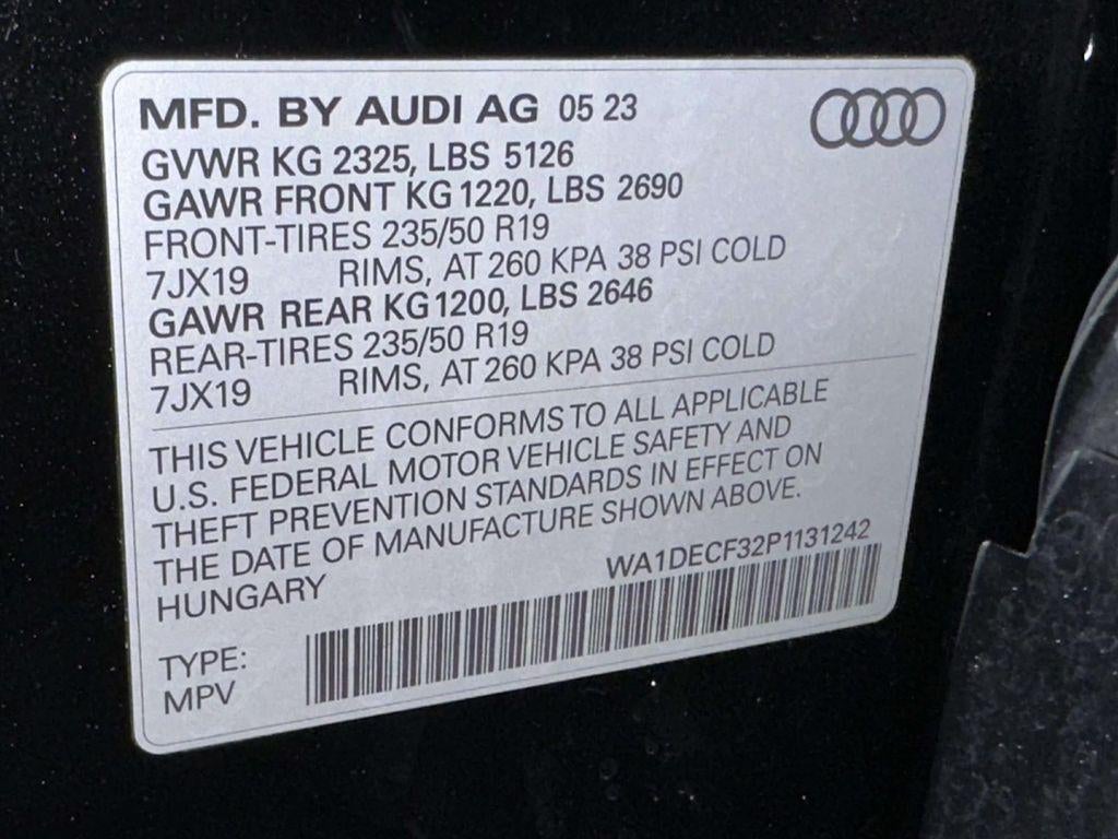 2023 Audi Q3 Premium 45 TFSI S line quattro Tiptronic