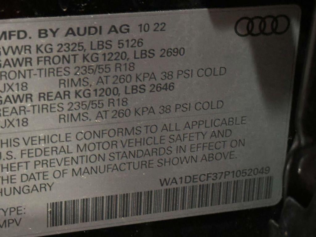 2023 Audi Q3 Premium 45 TFSI S line quattro Tiptronic