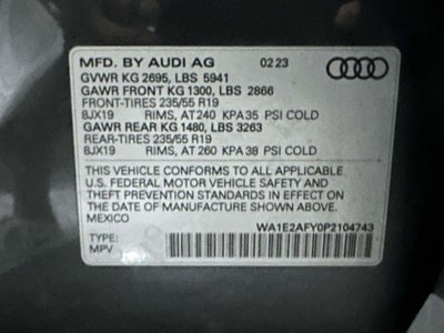 2023 Audi Q5 Premium Plus 55 TFSI e S line quattro S tronic