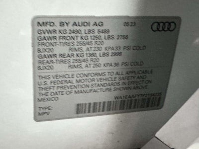 2023 Audi Q5 Premium Plus 45 TFSI S line quattro