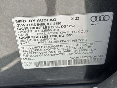 2022 Audi Q5 Premium 45 TFSI S line quattro S tronic