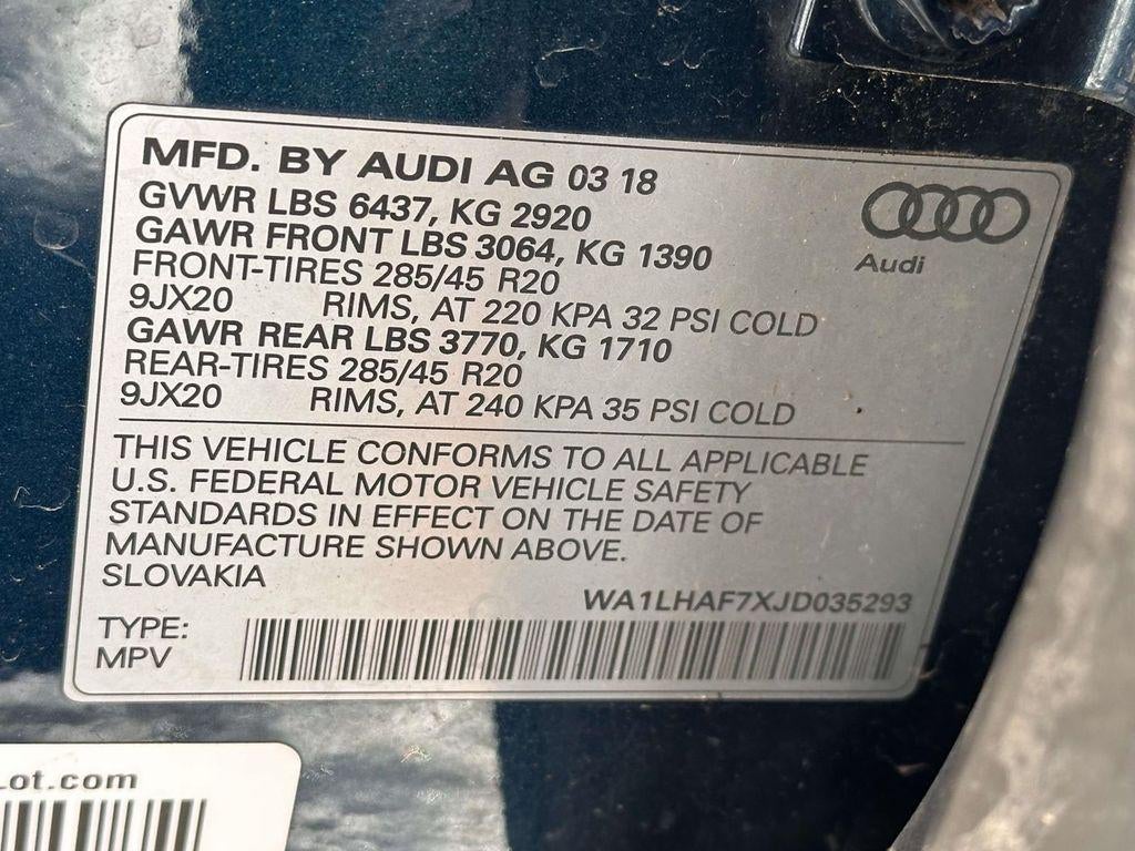 2018 Audi Q7 2.0T Premium