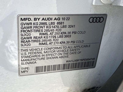 2023 Audi Q7 Premium Plus 55 TFSI quattro Tiptronic