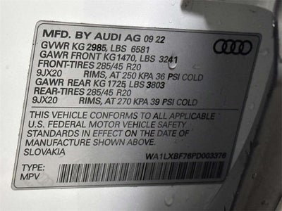 2023 Audi Q7 Premium Plus 55 TFSI quattro Tiptronic