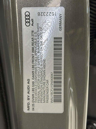 2025 Audi All-new A5 Premium TFSI quattro S tronic