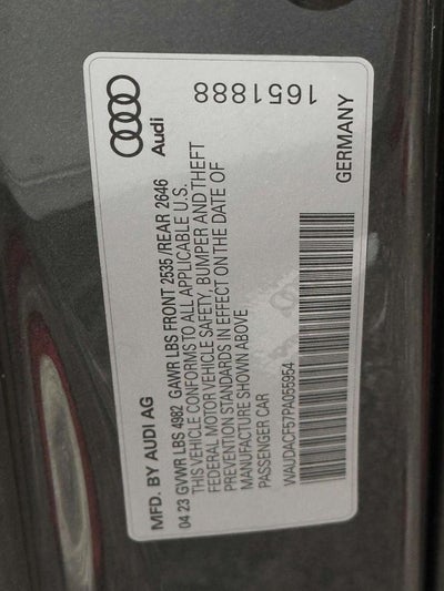 2023 Audi A5 Sportback Premium 45 TFSI S line quattro S tronic