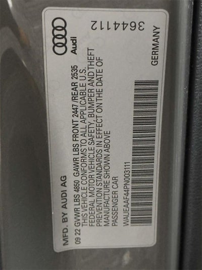 2023 Audi A4 Premium Plus 45 TFSI S line quattro S tronic