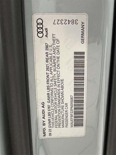 2023 Audi S6 Sedan Premium Plus TFSI quattro Tiptronic