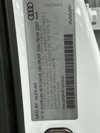 2015 Audi A3 2.0T Premium