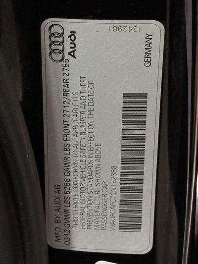 2012 Audi A6 3.0 Premium