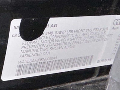 2025 Audi A8 L 55 (Tiptronic)