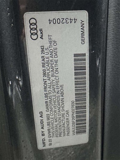 2023 Audi A7 Sportback Premium Plus 55 TFSI e quattro S tronic