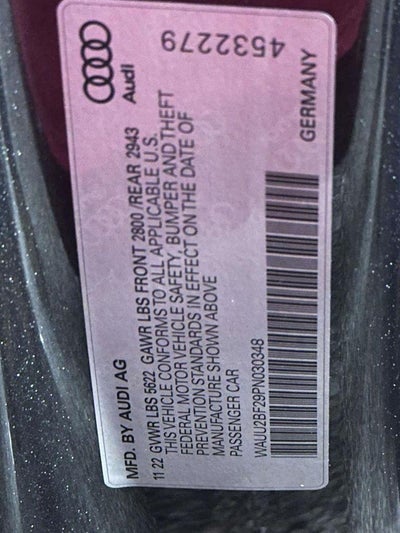 2023 Audi A7 Sportback Premium Plus 55 TFSI e quattro S tronic