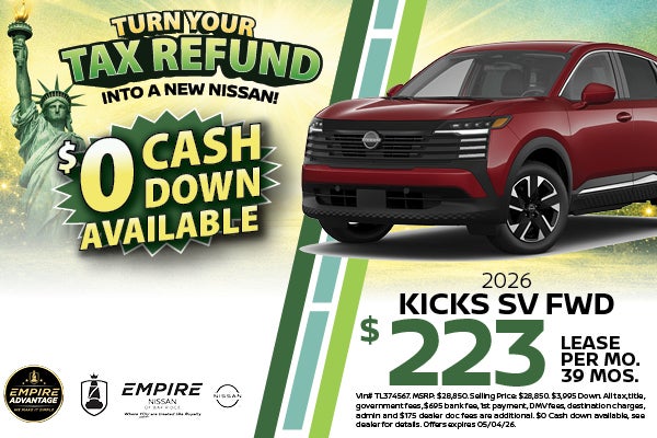 2026 Nissan Kicks SV FWD