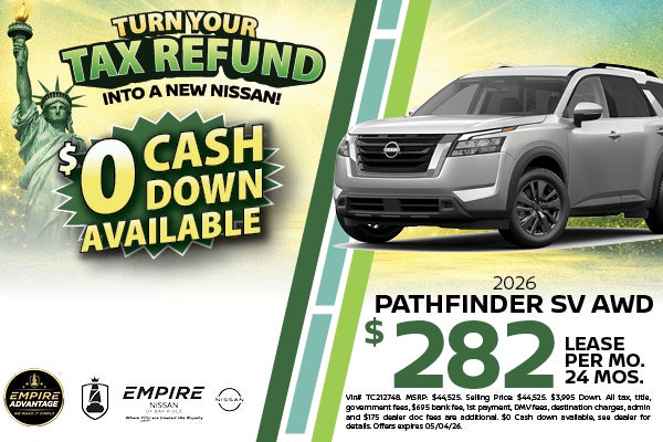 2026 Nissan Pathfinder SV AWD