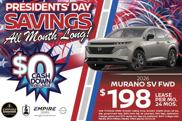 2026 Nissan Murano SV FWD