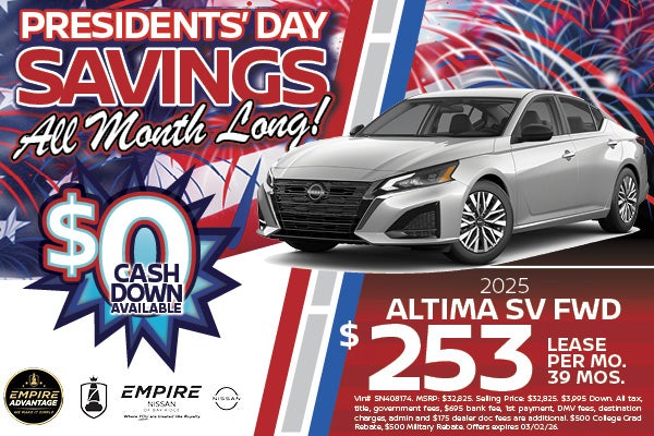 2025 Nissan Altima SV AWD